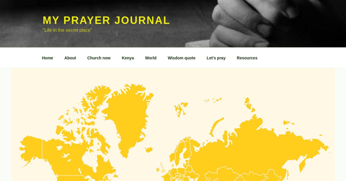 Prayer #2 Prayer for the nations – My prayer journal